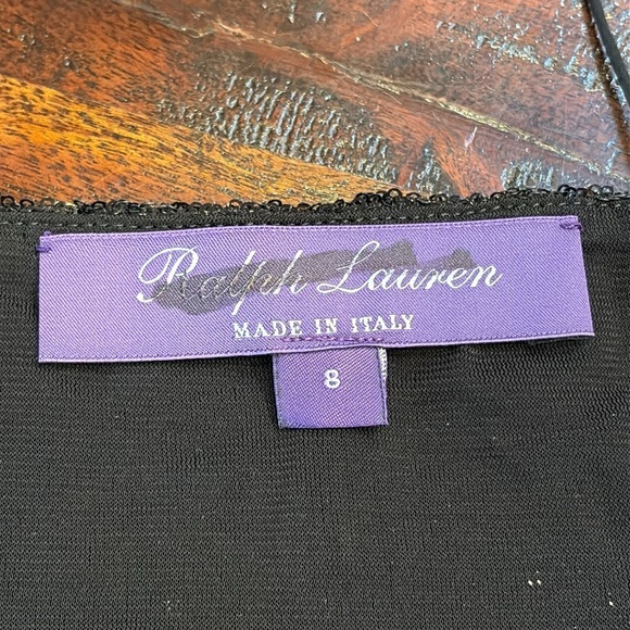 Ralph Lauren Collection Embellished Sequin Tank Top Black 8 - Picture 8 of 9